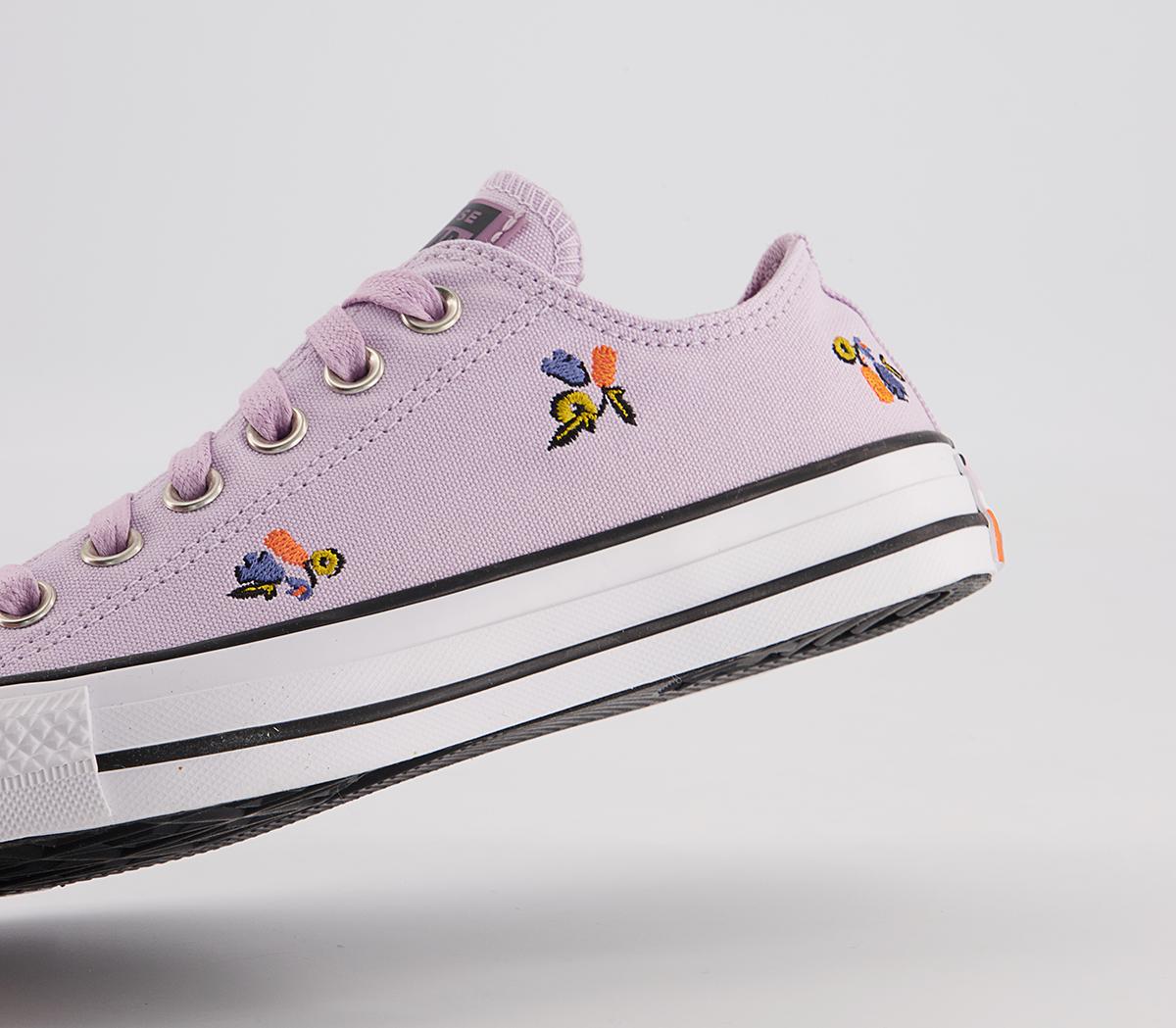 Converse Converse All Star Low Trainers Converse Converse All Star Low Trainers Pale Amethyst Floral