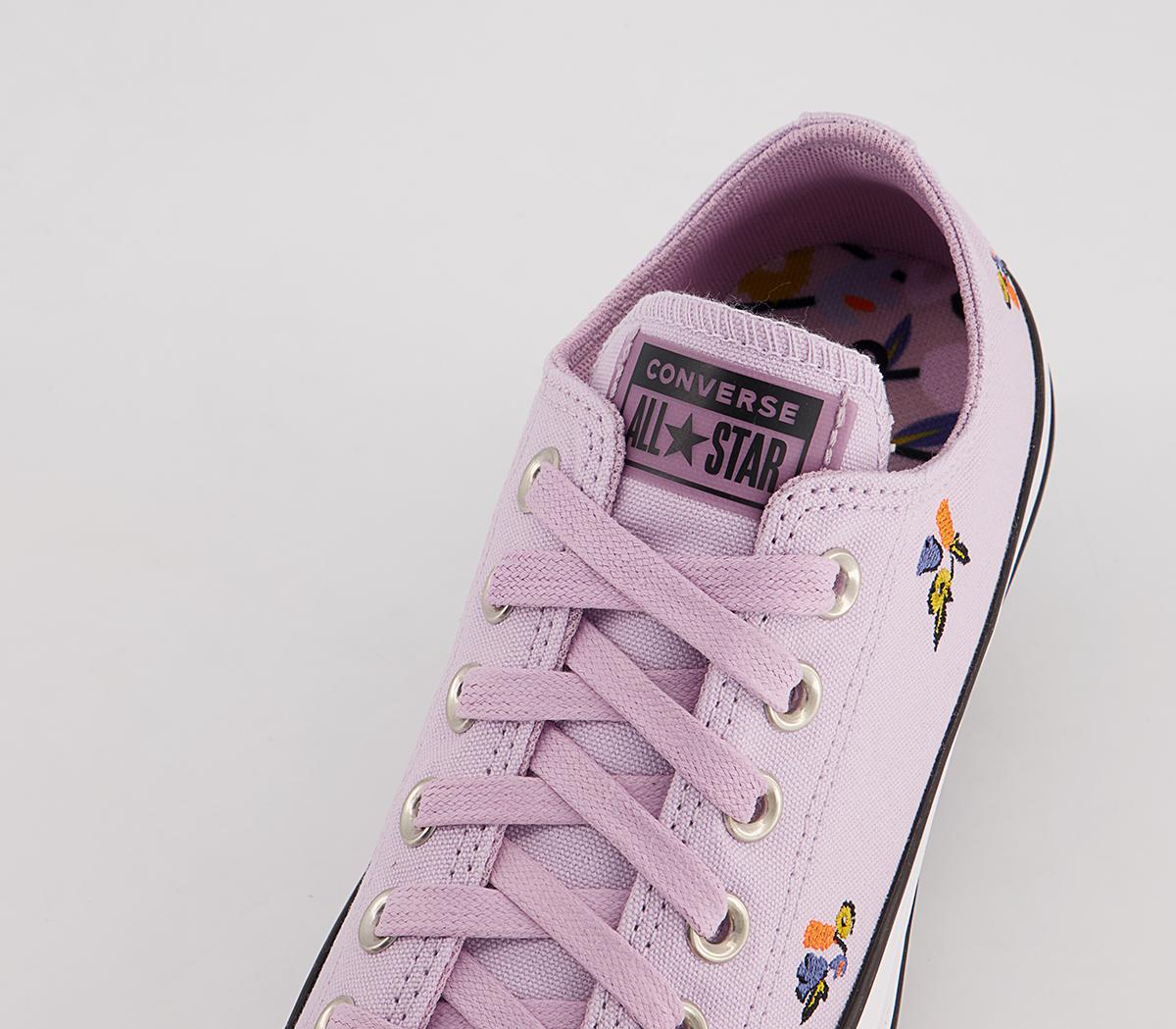 Converse Converse All Star Low Trainers Converse Converse All Star Low Trainers Pale Amethyst Floral