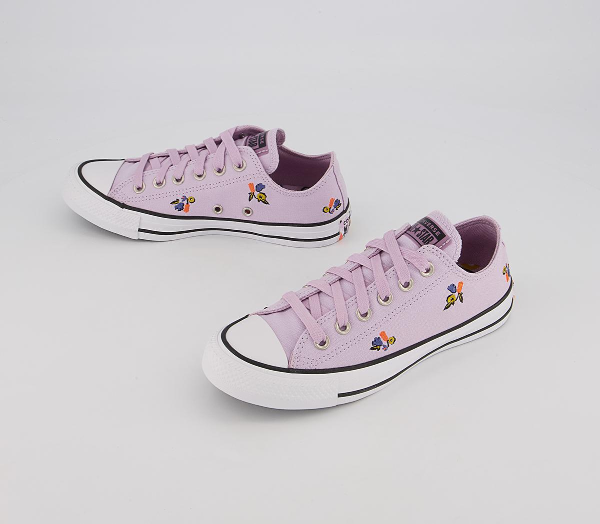 Converse Converse All Star Low Trainers Converse Converse All Star Low Trainers Pale Amethyst Floral