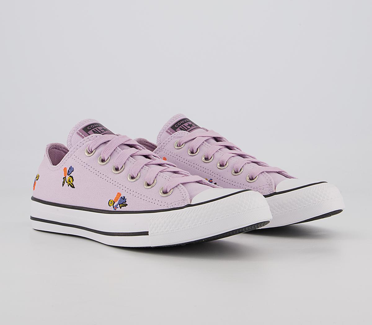 Converse Converse All Star Low Trainers Converse Converse All Star Low Trainers Pale Amethyst Floral
