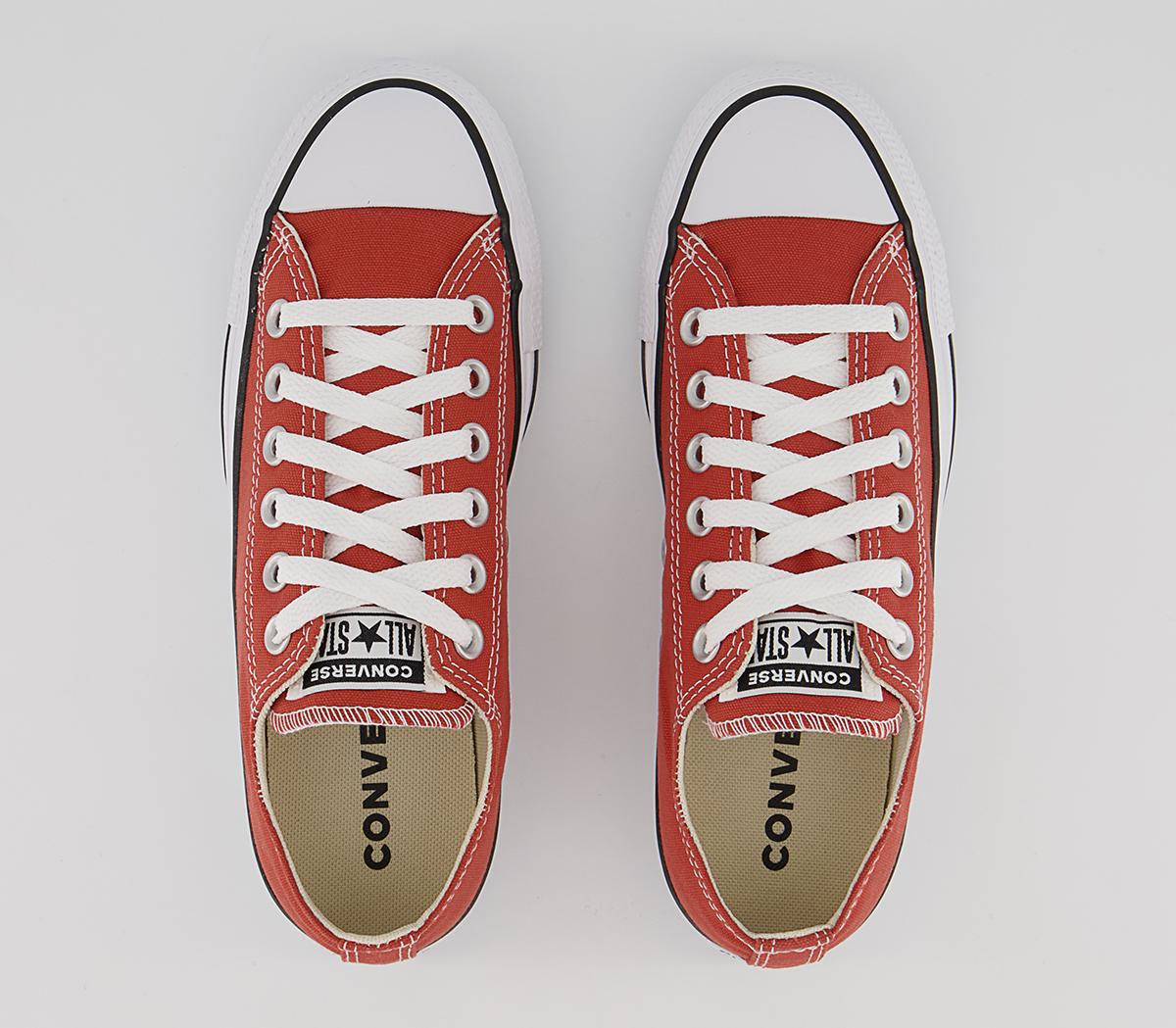 Converse Converse All Star Low Trainers Converse Converse All Star Low Trainers Fire Opal