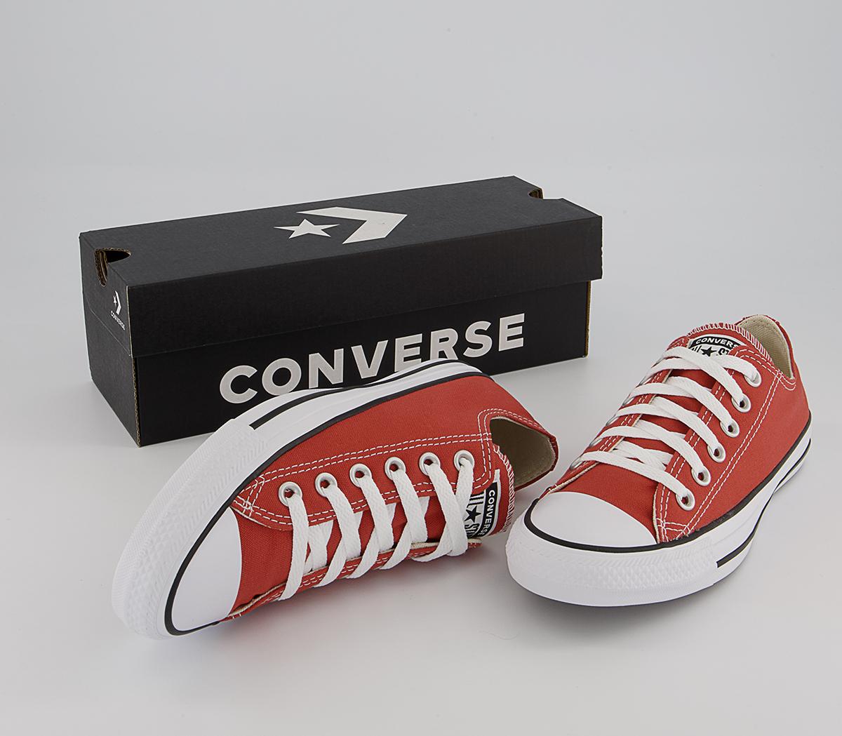Converse Converse All Star Low Trainers Converse Converse All Star Low Trainers Fire Opal