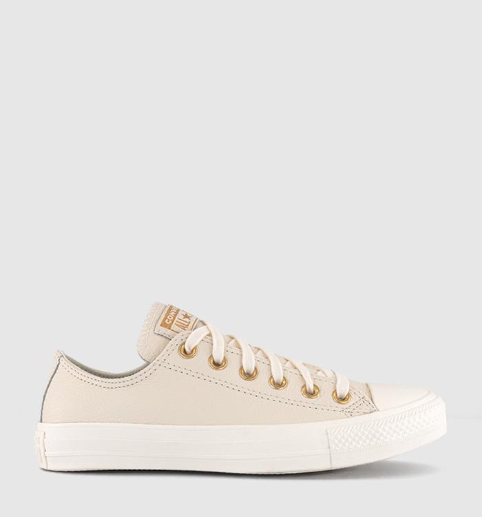 Converse Converse All Star Low Trainers Egret Egret Gold
