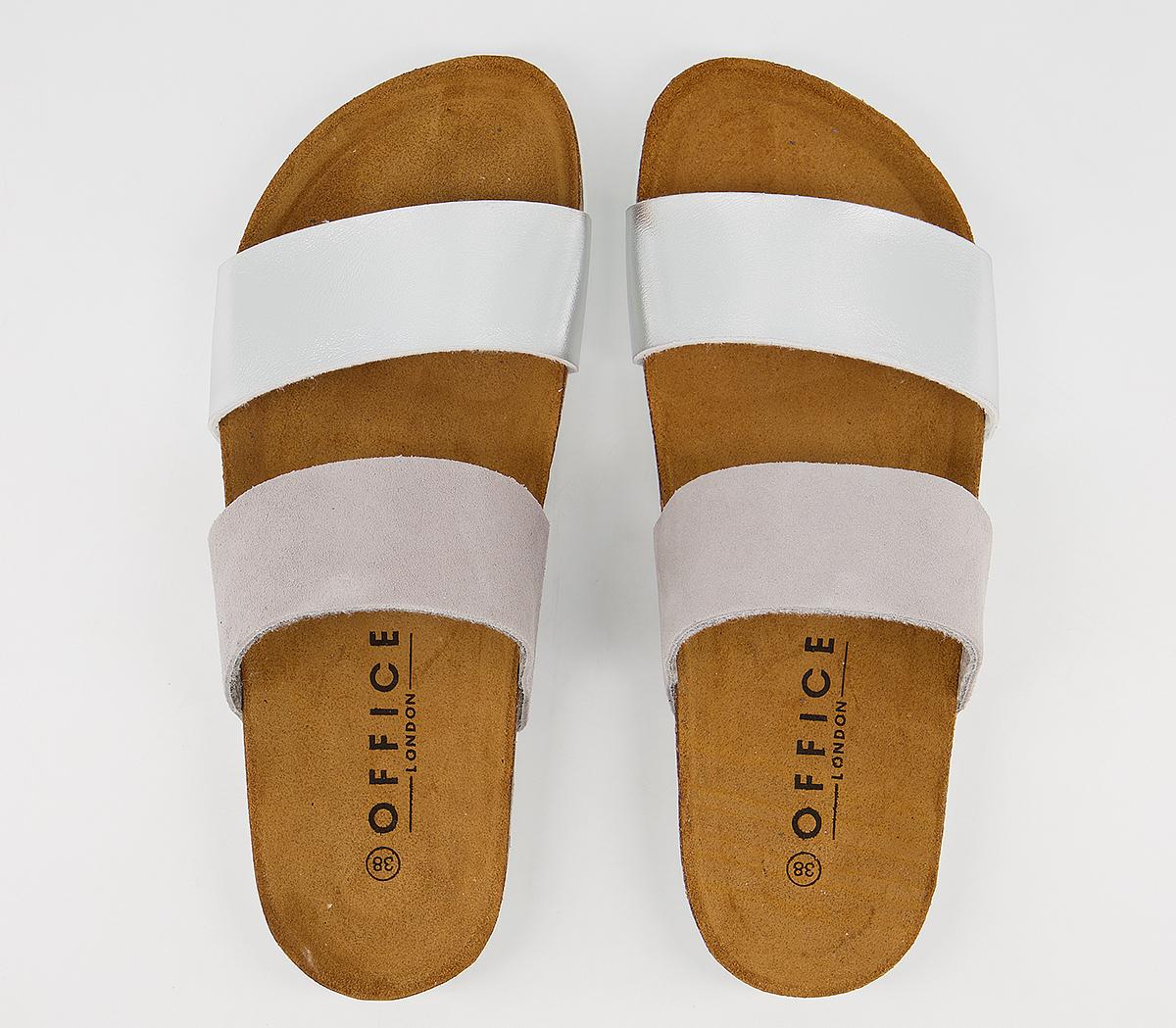 OFFICE Oslo 2 Sandals Grey Suede Mix Women’s Sandals