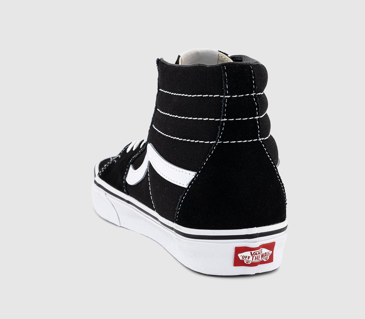 VansSk8 Hi Trainers VansSk8 Hi TrainersBlack White Canvas