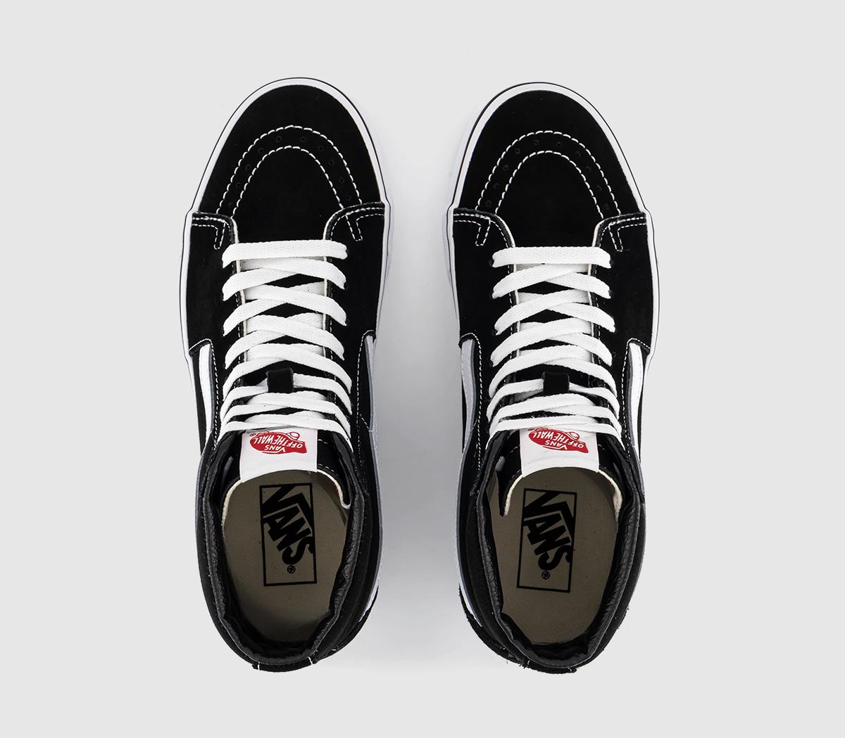 VansSk8 Hi Trainers VansSk8 Hi TrainersBlack White Canvas