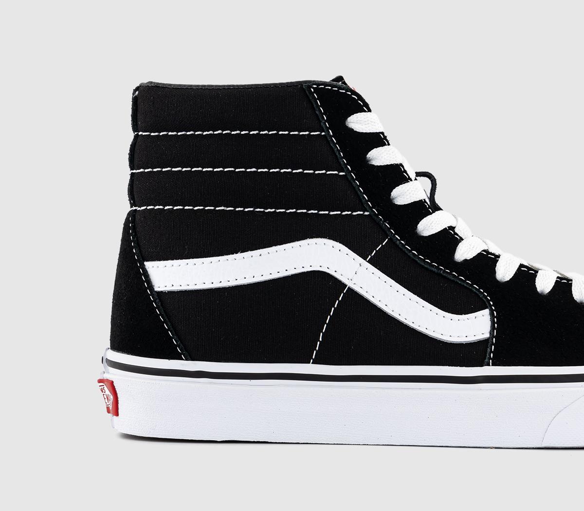 VansSk8 Hi Trainers VansSk8 Hi TrainersBlack White Canvas