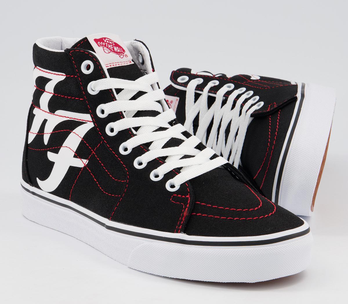 VansSk8 Hi TrainersFoo Fighters Black
