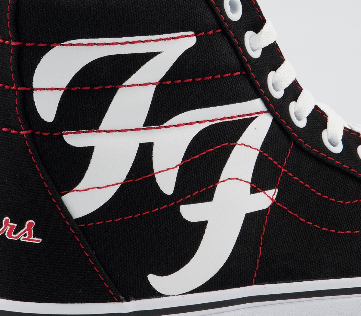 VansSk8 Hi TrainersFoo Fighters Black
