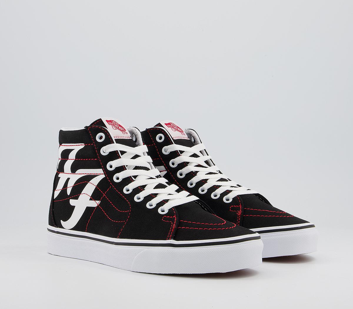 VansSk8 Hi TrainersFoo Fighters Black