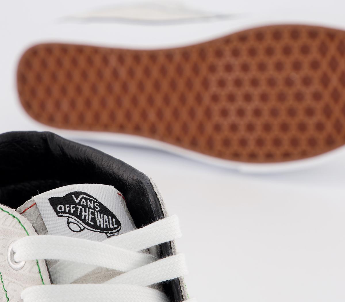 VansSk8 Hi TrainersWhite True White Vans Emboss
