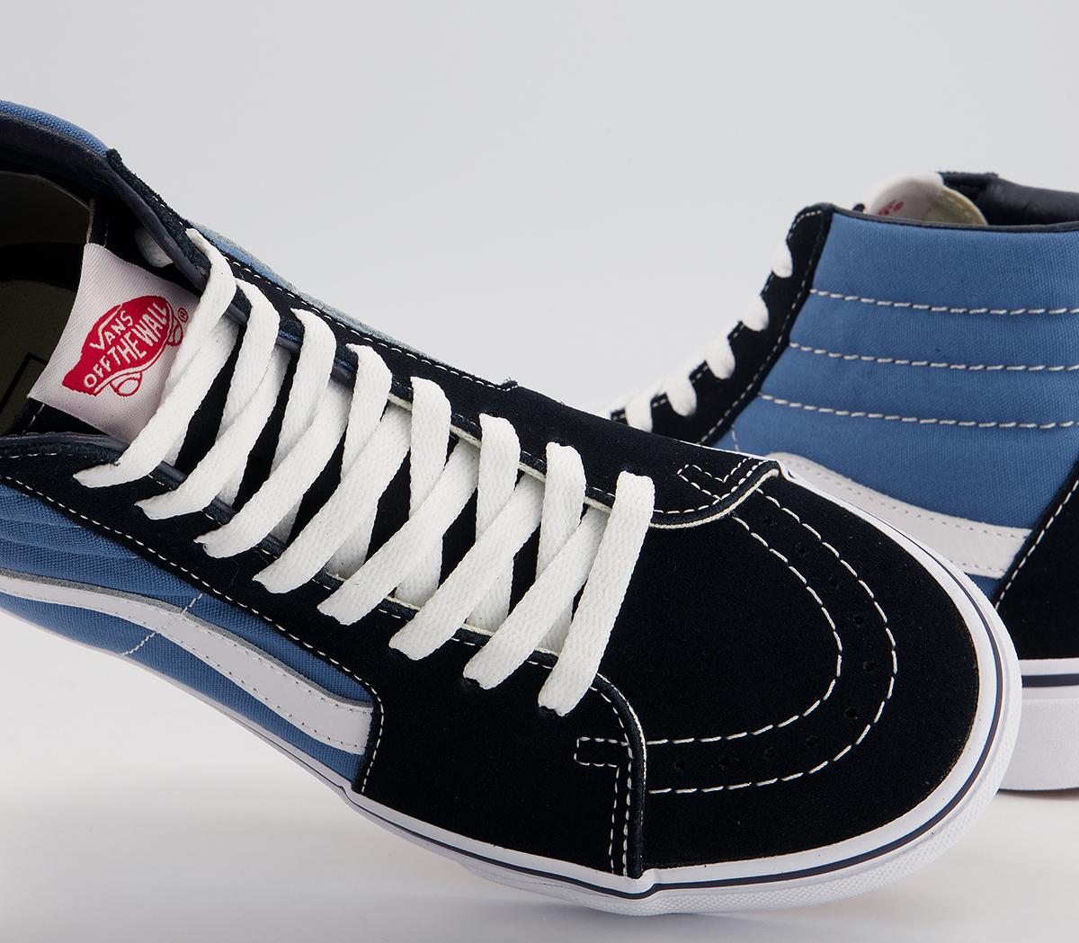 Vans Sk8 Hi Trainers Vans Sk8 Hi Trainers Navy