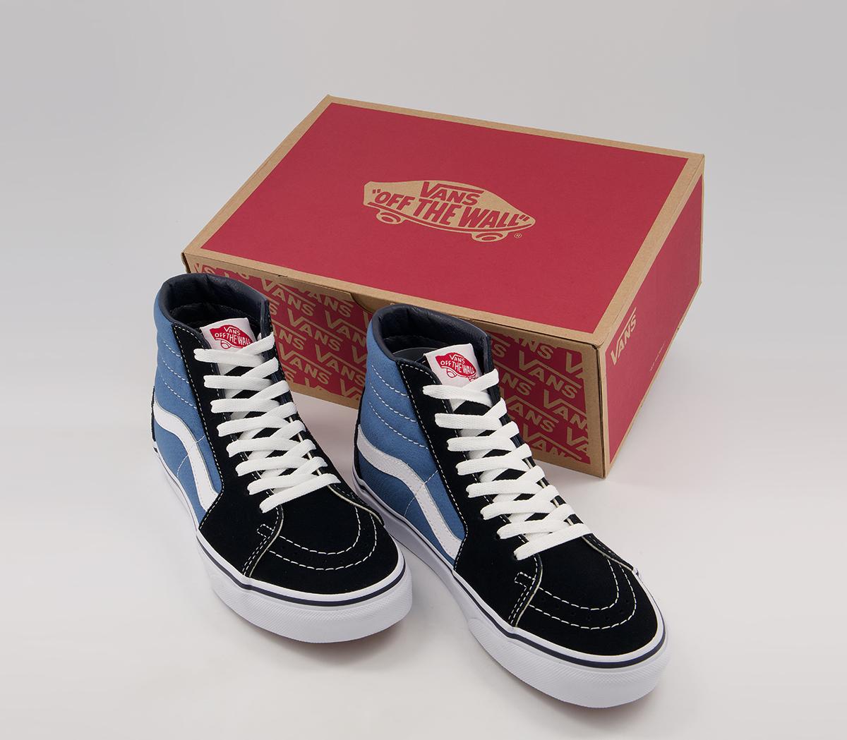 Vans Sk8 Hi Trainers Vans Sk8 Hi Trainers Navy