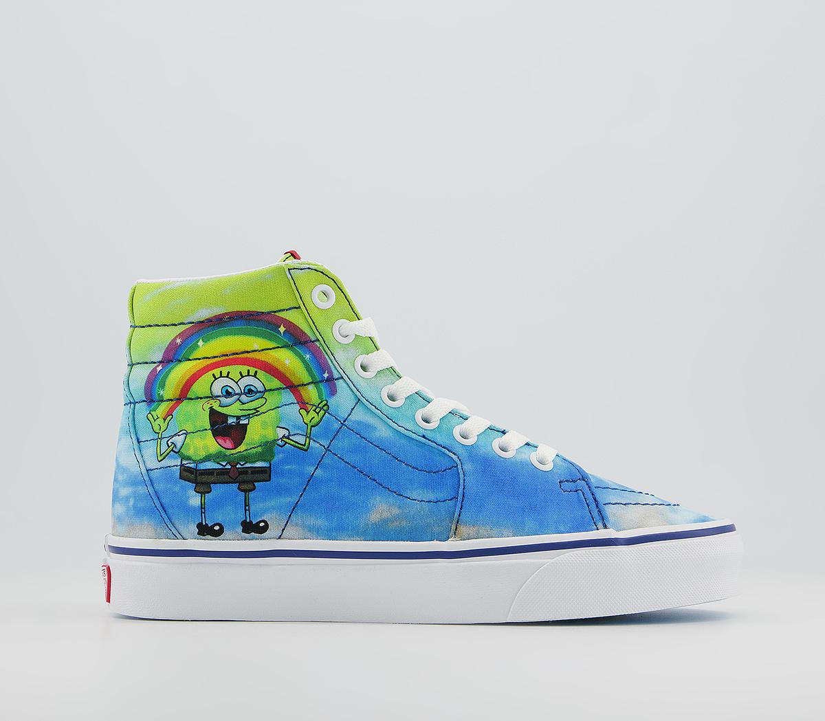 Spongebob vans cheap sk8 hi