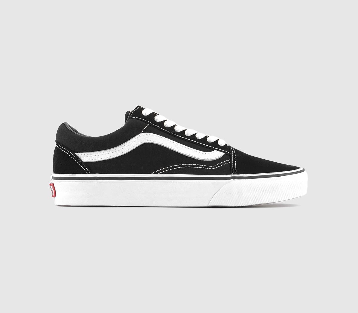 office black and white vans