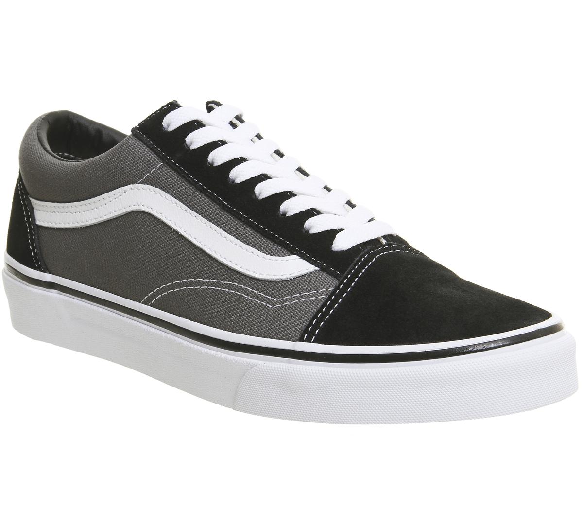 Mens vans old 2025 skool black and pewter