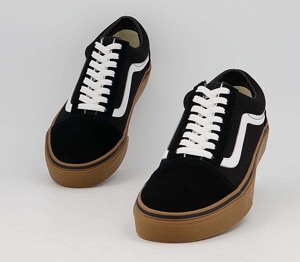 Vans Old Skool Trainers Vans Old Skool Trainers Black White