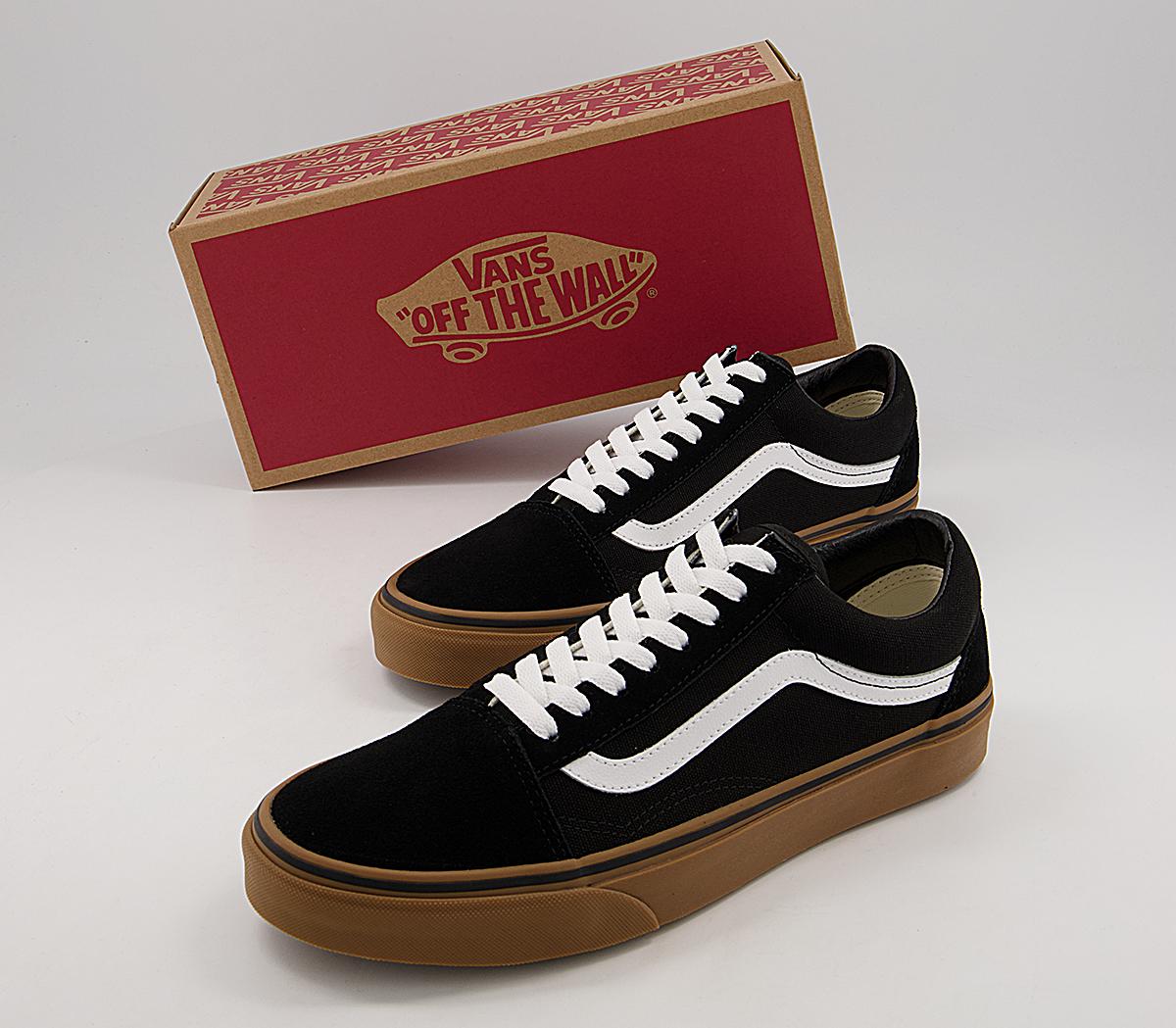 Vans Old Skool Trainers Vans Old Skool Trainers Black White