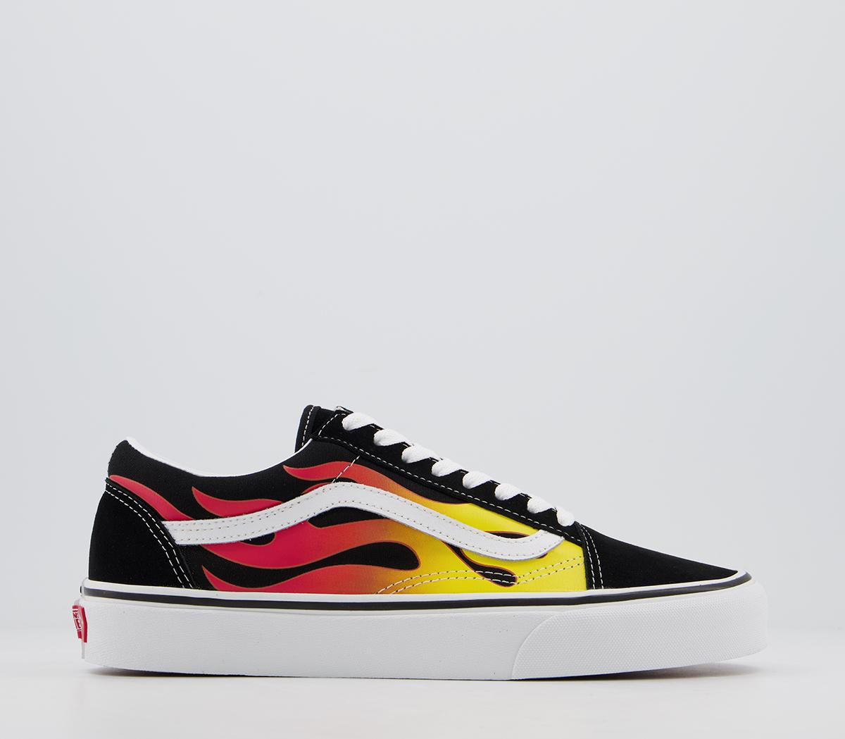 Vans sale flame style