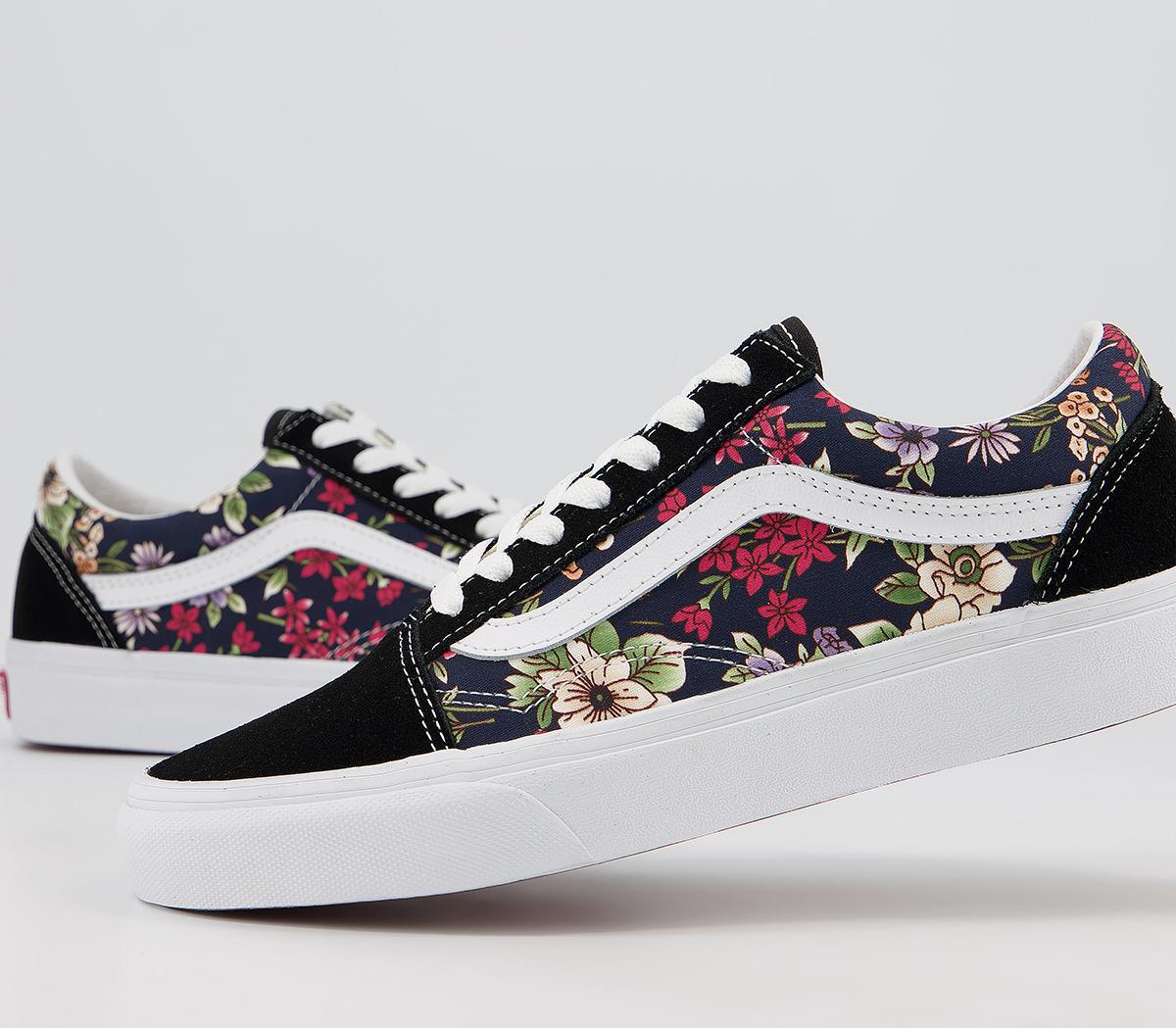 Floral Vans Ladies Trainers Buy Vans Girls Classic Slip-On Floral