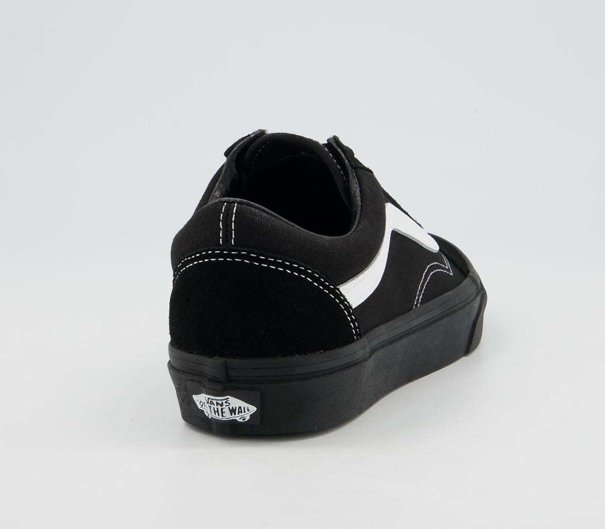 Vans Old Skool Trainers Vans Old Skool Trainers Black Black True White