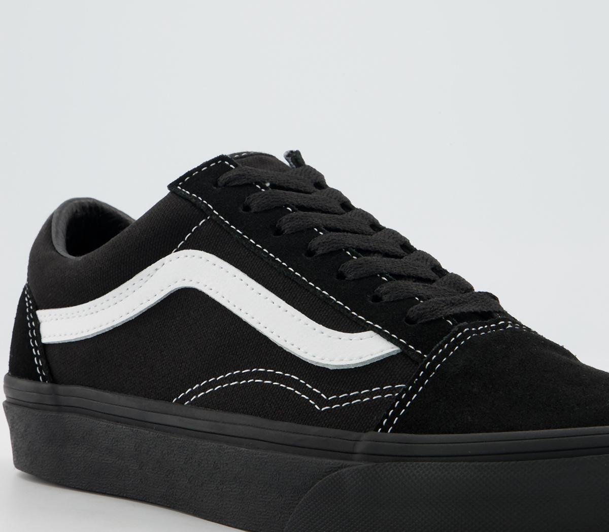 Vans Old Skool Trainers Vans Old Skool Trainers Black Black True White
