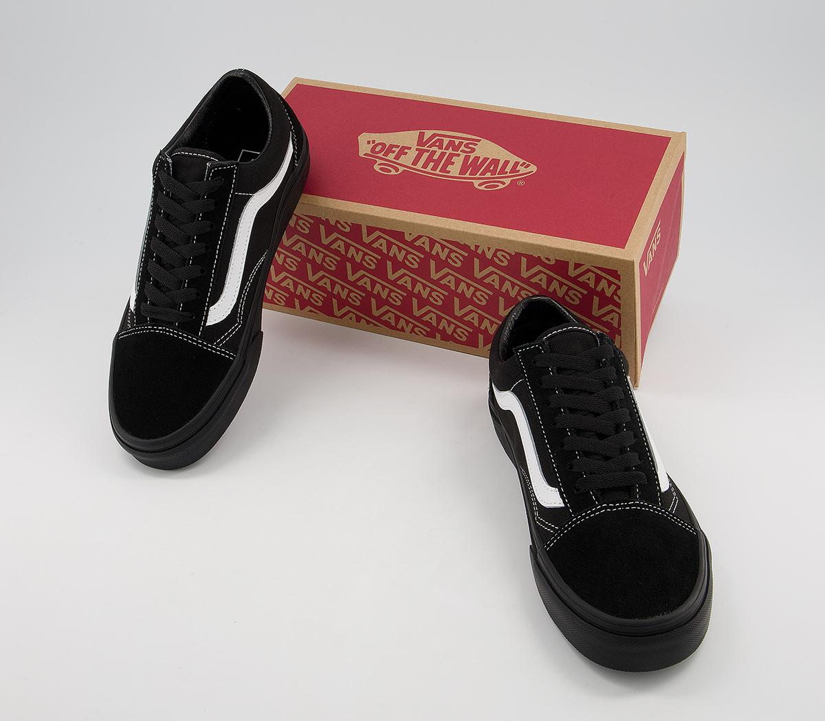 Vans Old Skool Trainers Vans Old Skool Trainers Black Black True White