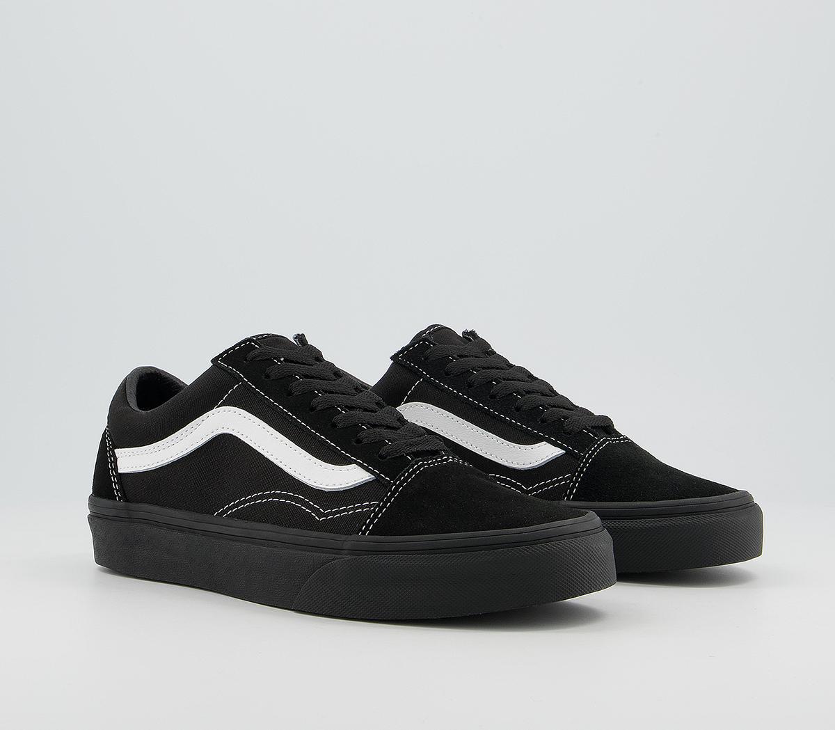 Vans Old Skool Trainers Vans Old Skool Trainers Black Black True White
