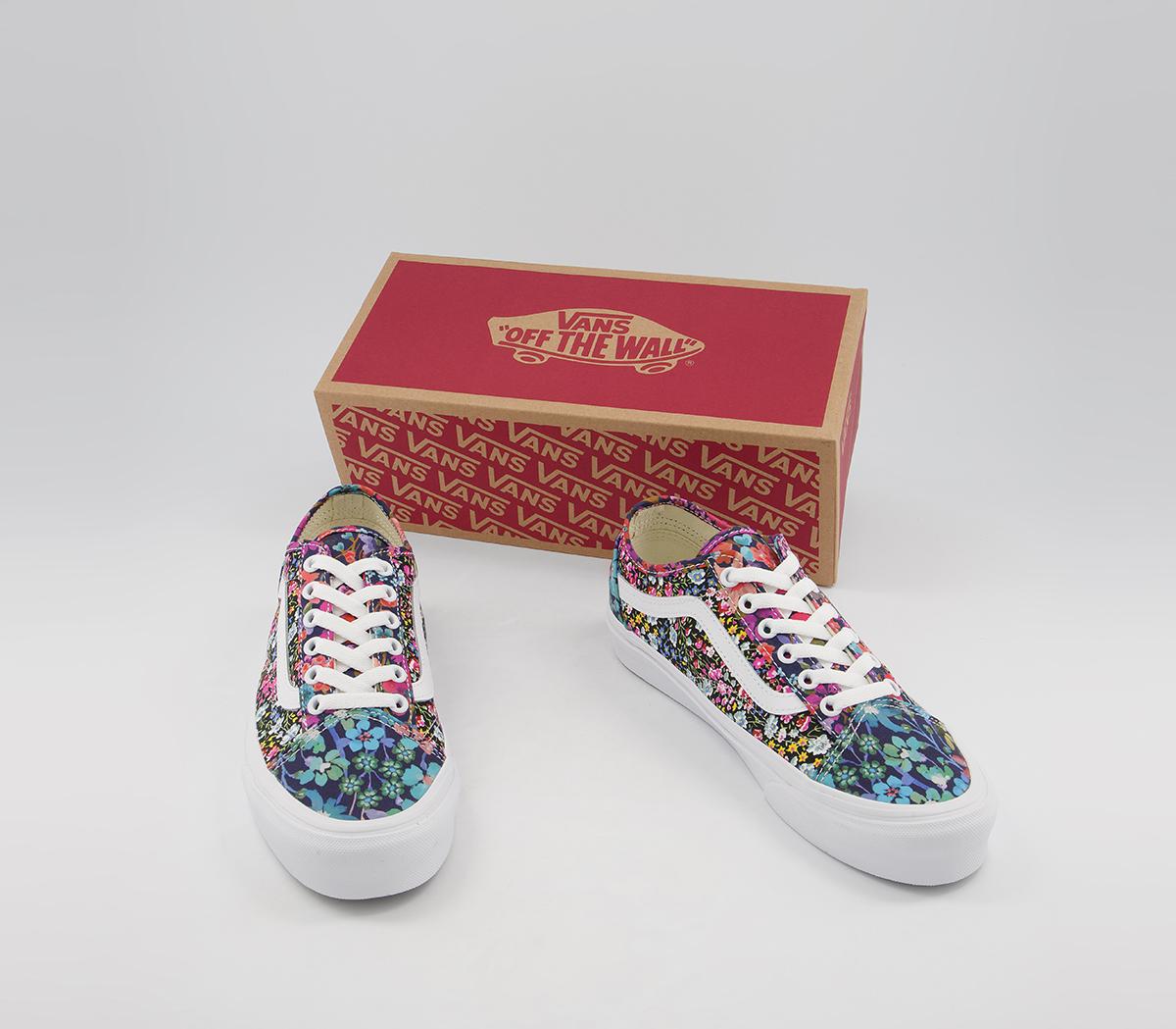 Vans Old Skool Trainers Vans Old Skool Trainers Liberty Black Multi Floral