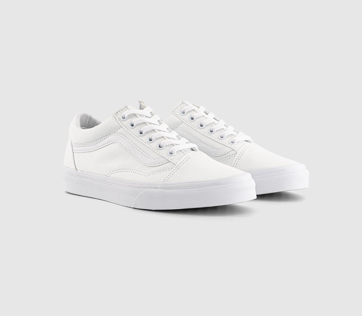 VansOld Skool Canvas TrainersWhite Mono