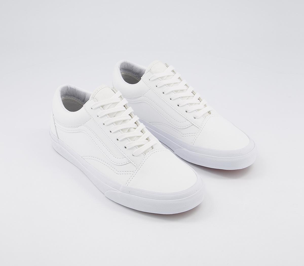 Vans Old Skool Trainers Vans Old Skool Trainers White White