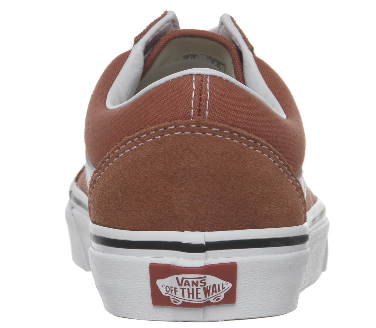 Vans Old Skool Trainers Hot Sauce True White - Unisex Sports