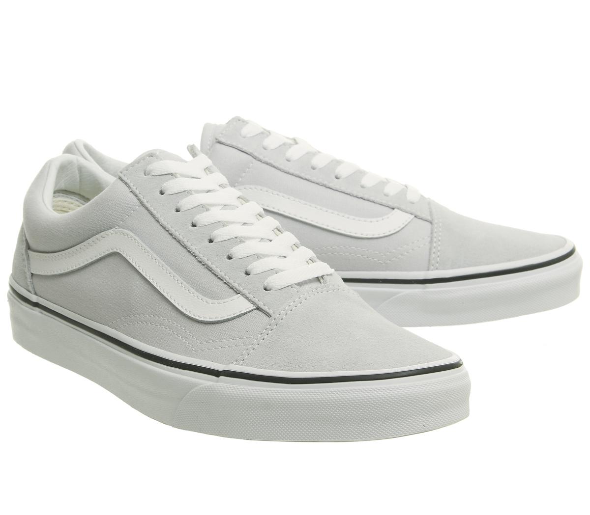 VansOld Skool TrainersGray Dawn True White