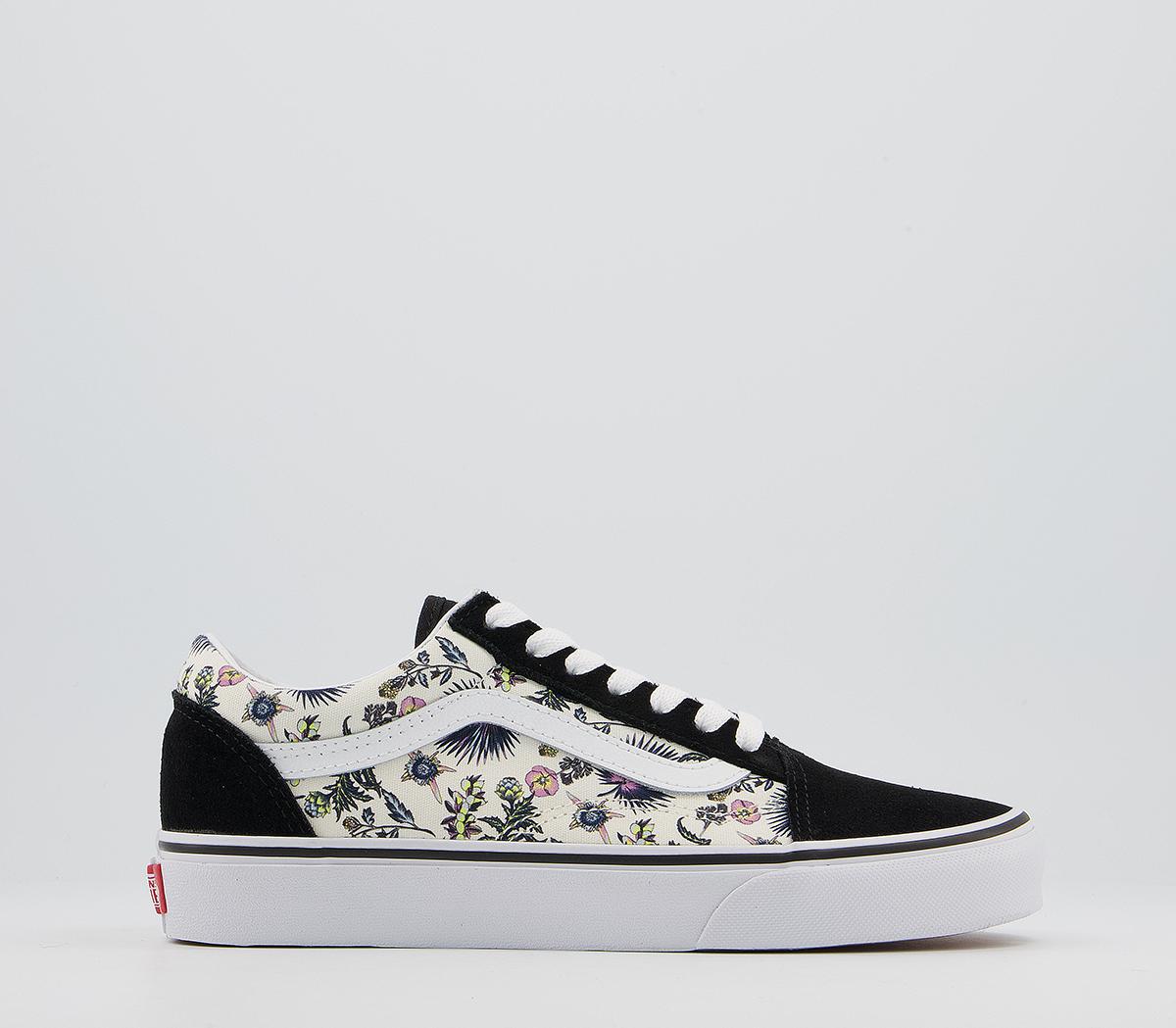 VansOld Skool TrainersParadise Floral Orchid True White