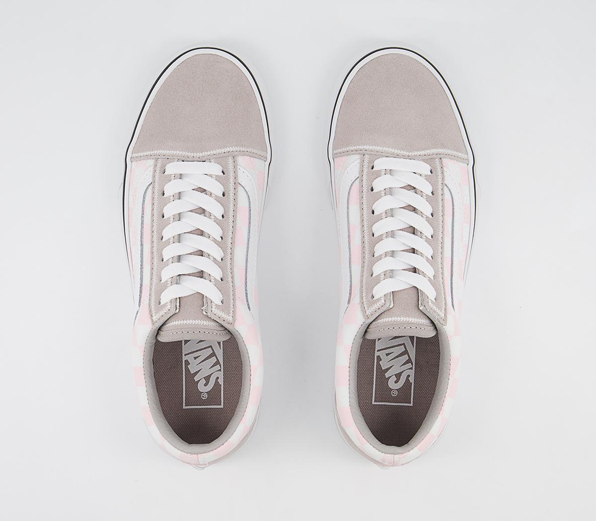 Vans Old Skool Trainers Vans Old Skool Trainers Feather Stitch Dove True White Exclusive