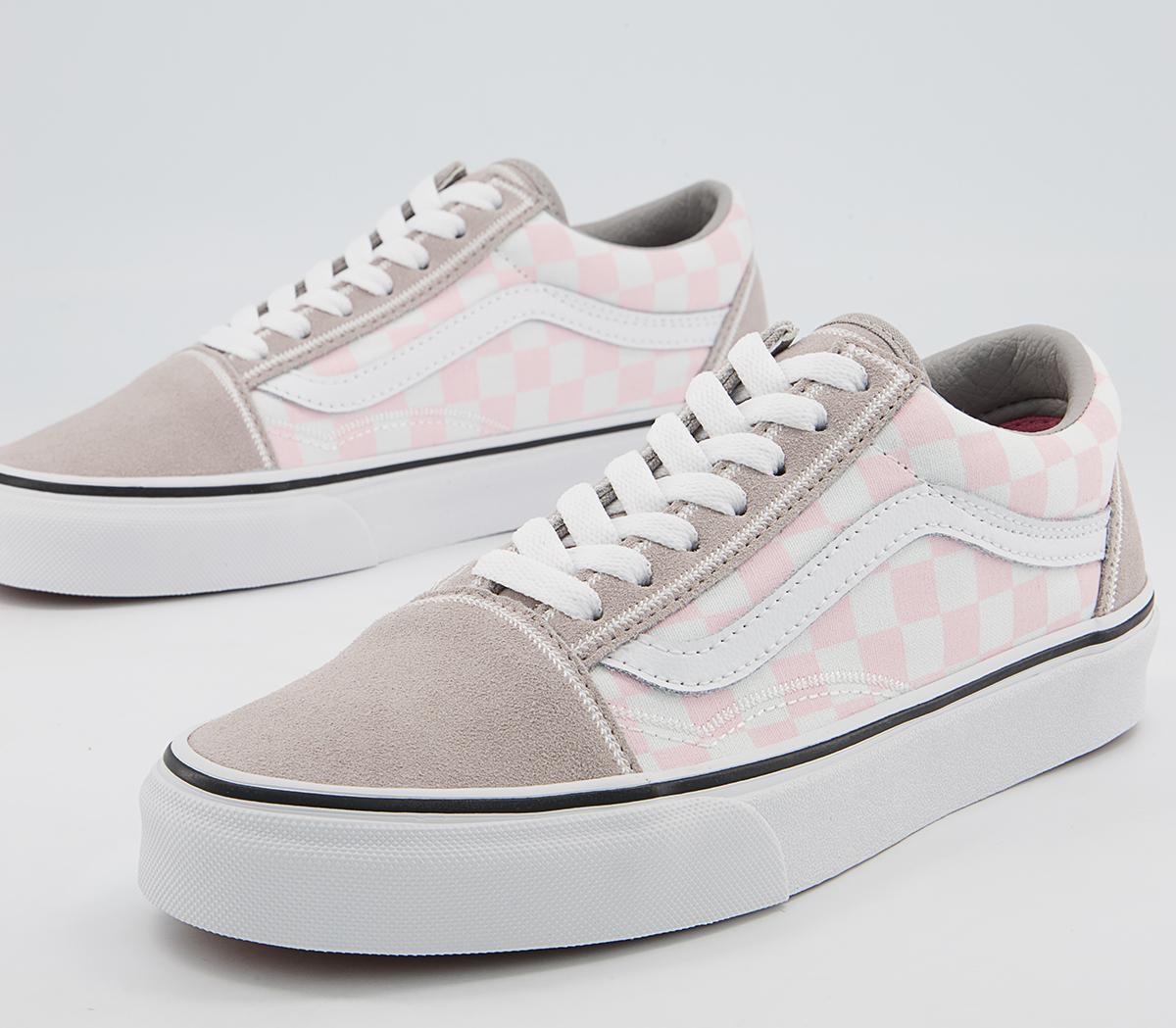 Vans Old Skool Trainers Vans Old Skool Trainers Feather Stitch Dove True White Exclusive