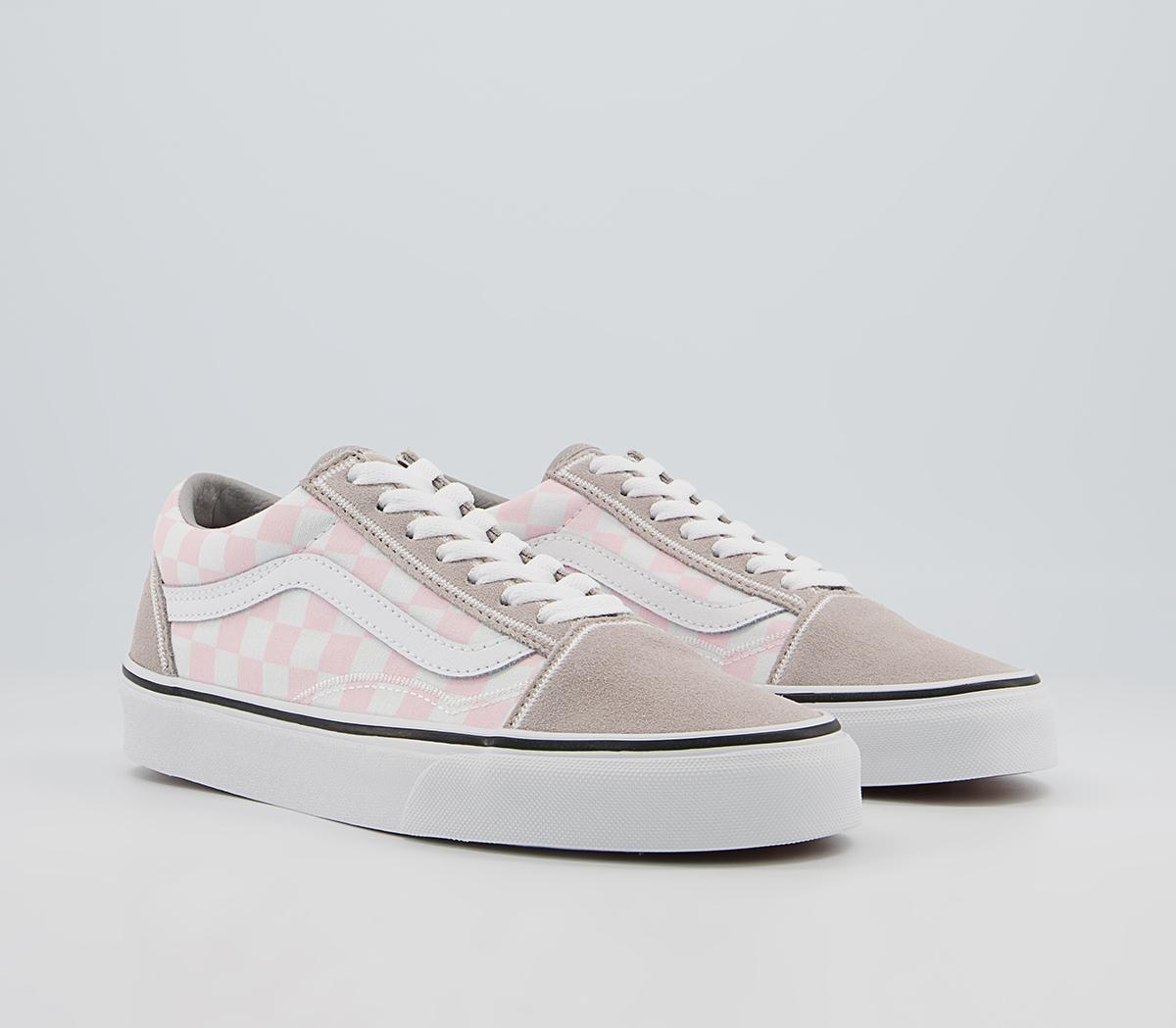 Vans Old Skool Trainers Vans Old Skool Trainers Feather Stitch Dove True White Exclusive