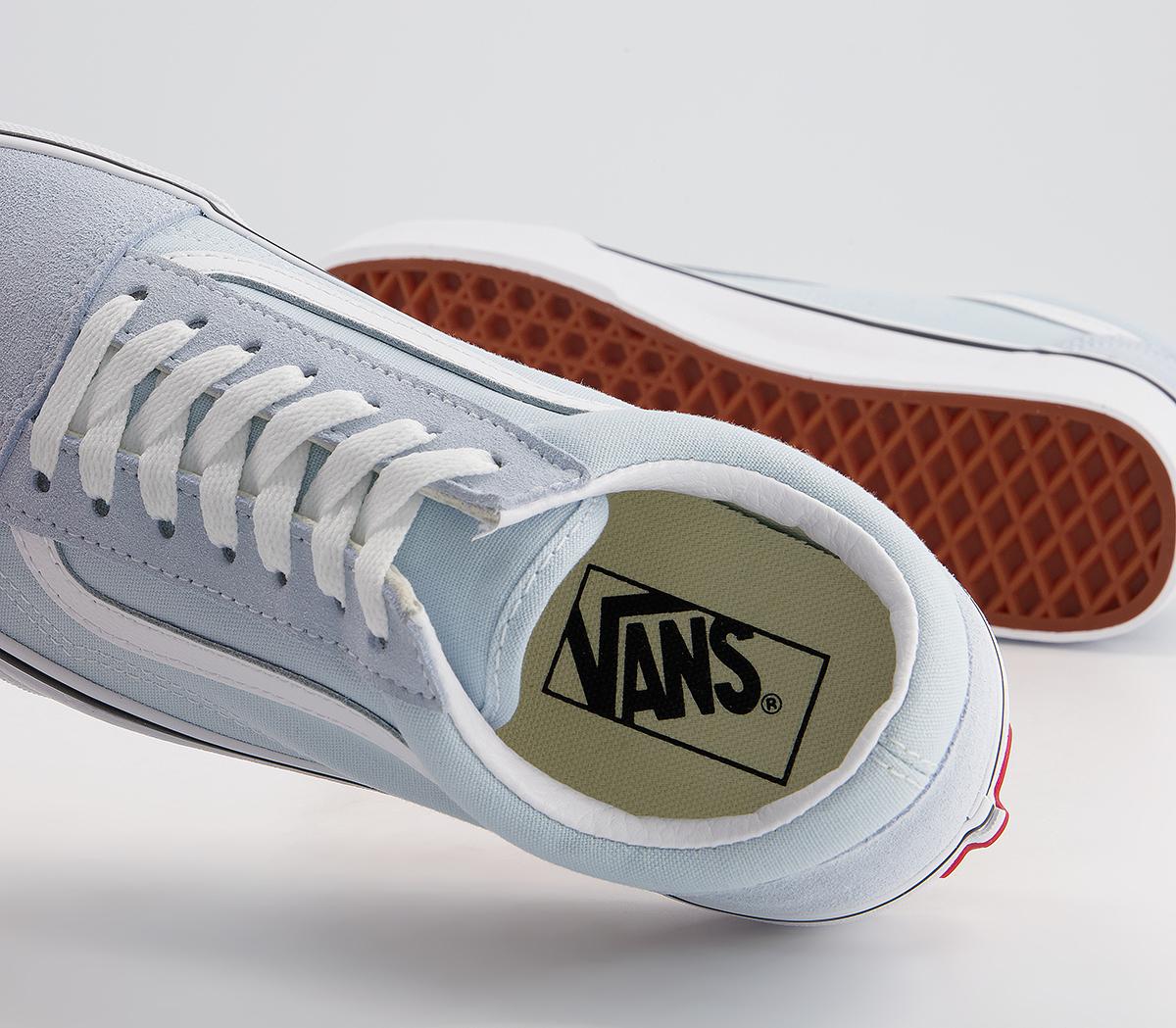 Vans Old Skool Trainers Vans Old Skool Trainers Baby Blue True White