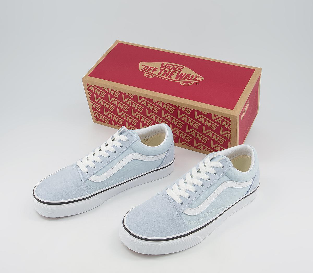 Vans Old Skool Trainers Vans Old Skool Trainers Baby Blue True White