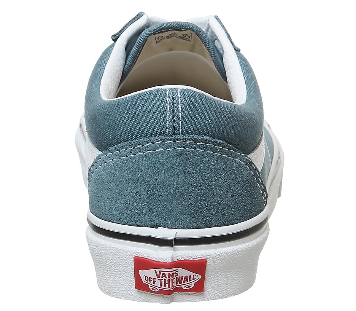 Vans Old Skool Trainers Blue Mirage True White Unisex Sports