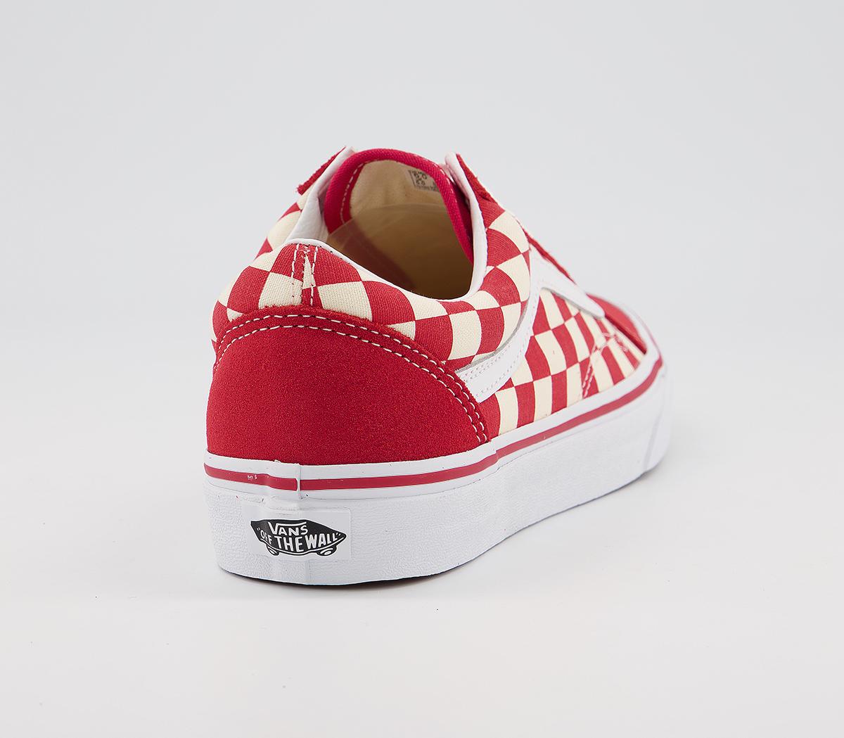 VansOld Skool TrainersRed White Primary Check