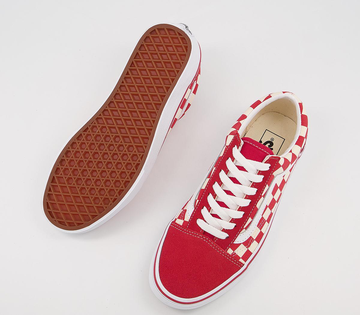 VansOld Skool TrainersRed White Primary Check