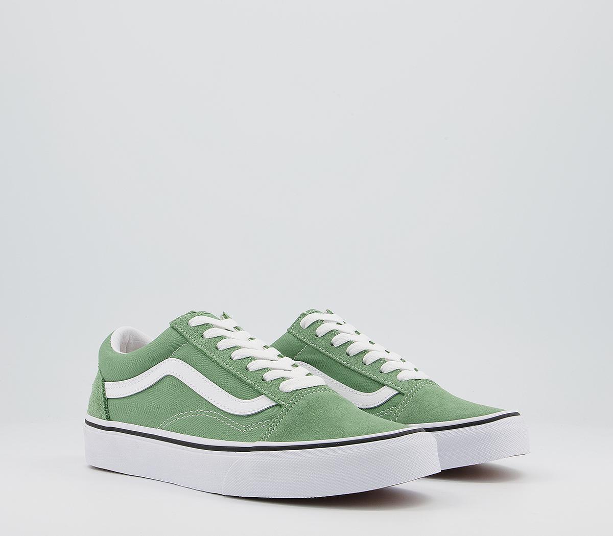 VansOld Skool TrainersShale Green True White