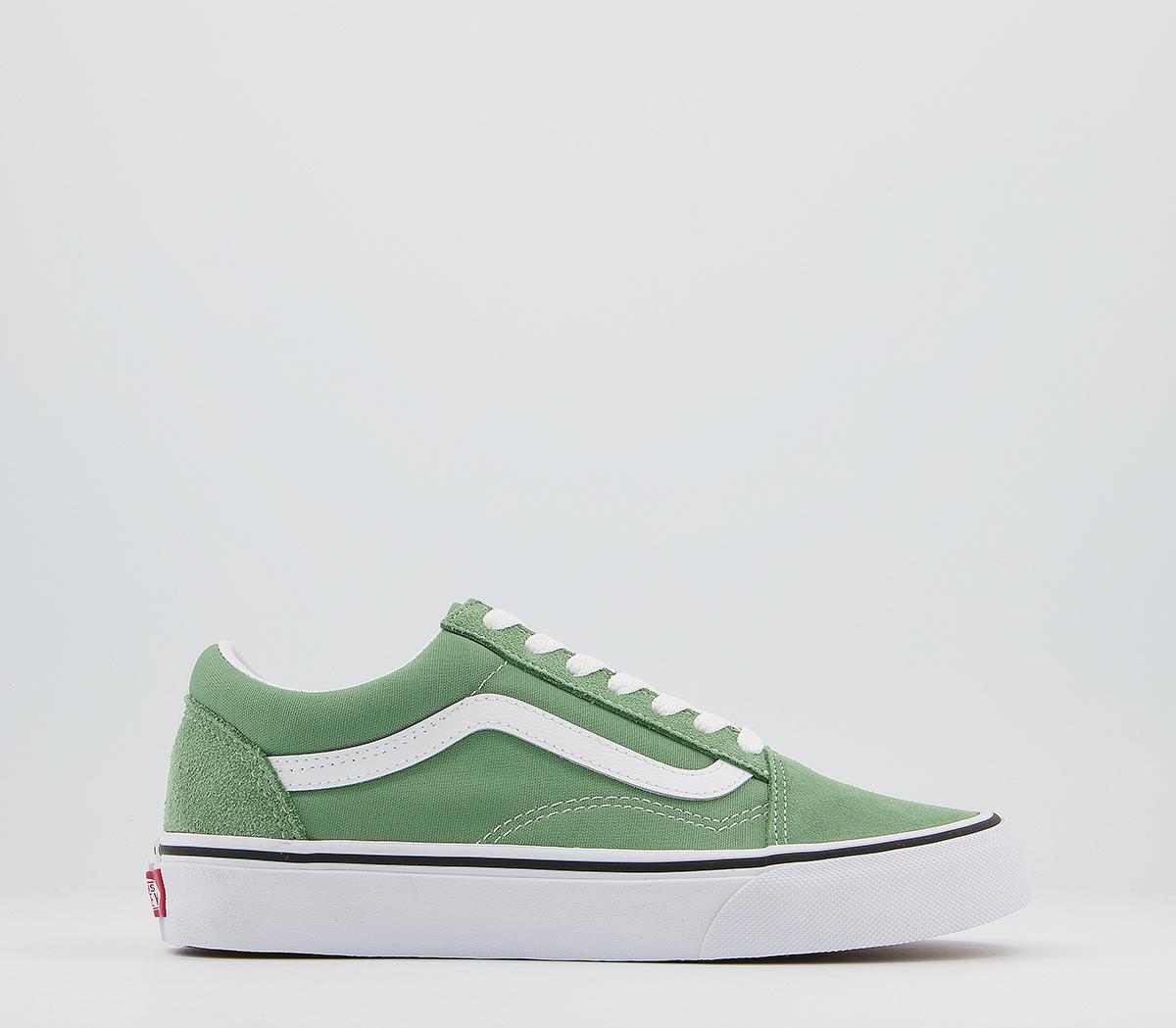 Green vans trainers best sale