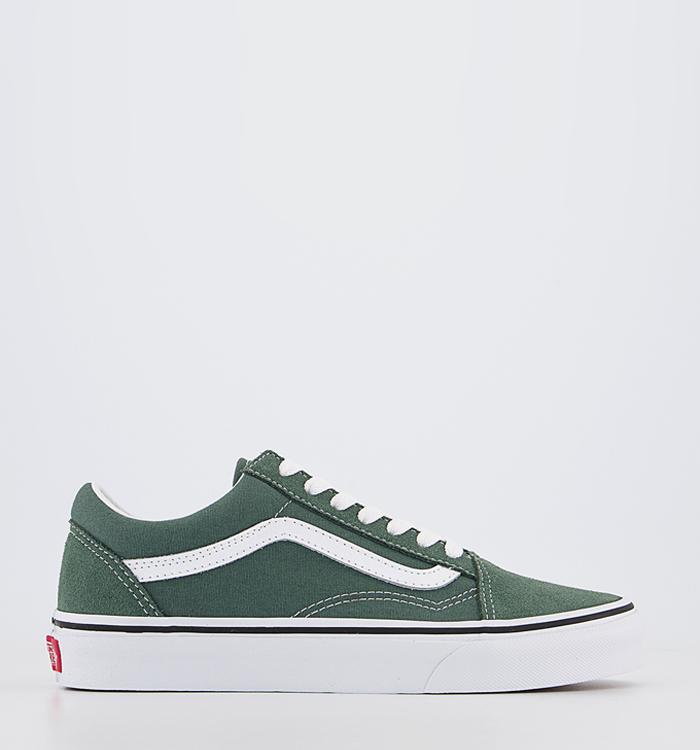 Vans Old Skool Trainers Colour Theory Duck Green
