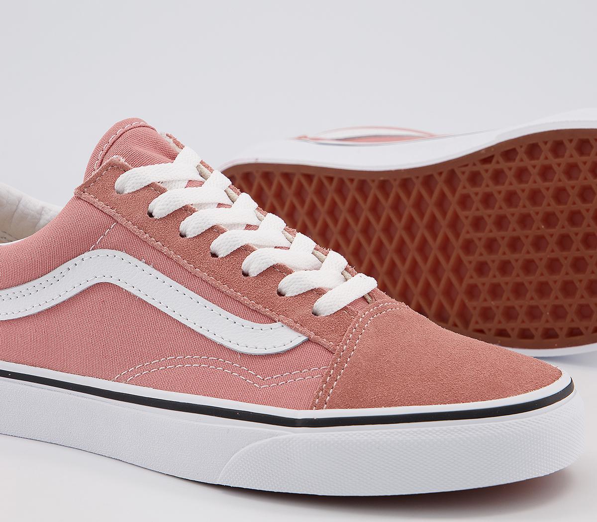 Vans Old Skool Trainers Vans Old Skool Trainers Rose Dawn True White