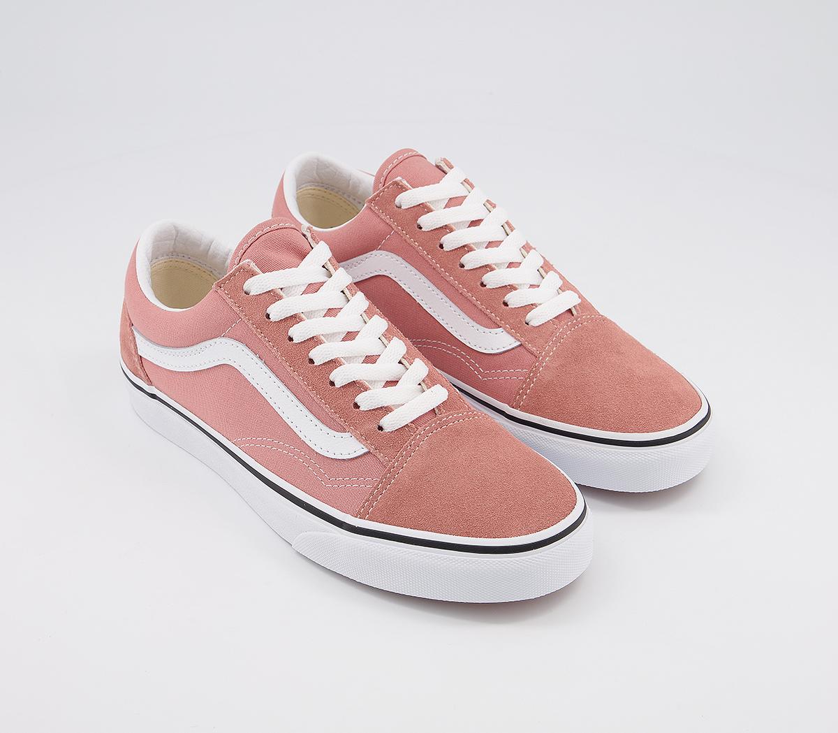 Vans Old Skool Trainers Vans Old Skool Trainers Rose Dawn True White