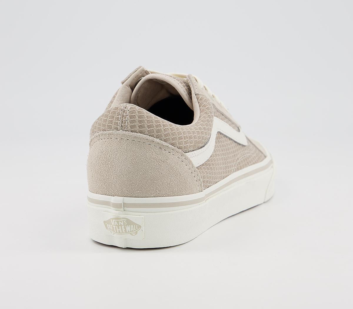 VansOld Skool TrainersMulti Woven Cream Snow White