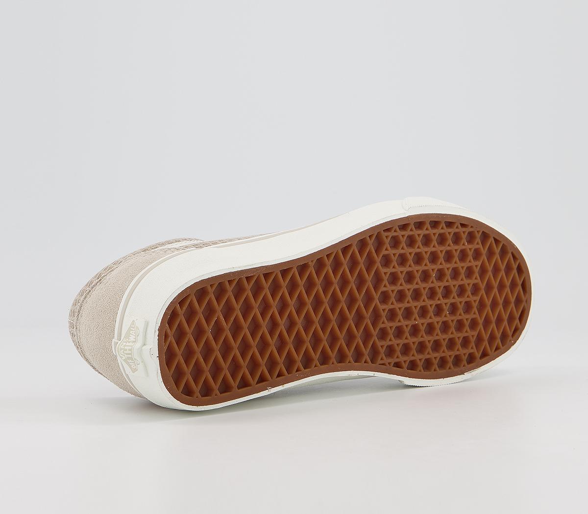 VansOld Skool TrainersMulti Woven Cream Snow White