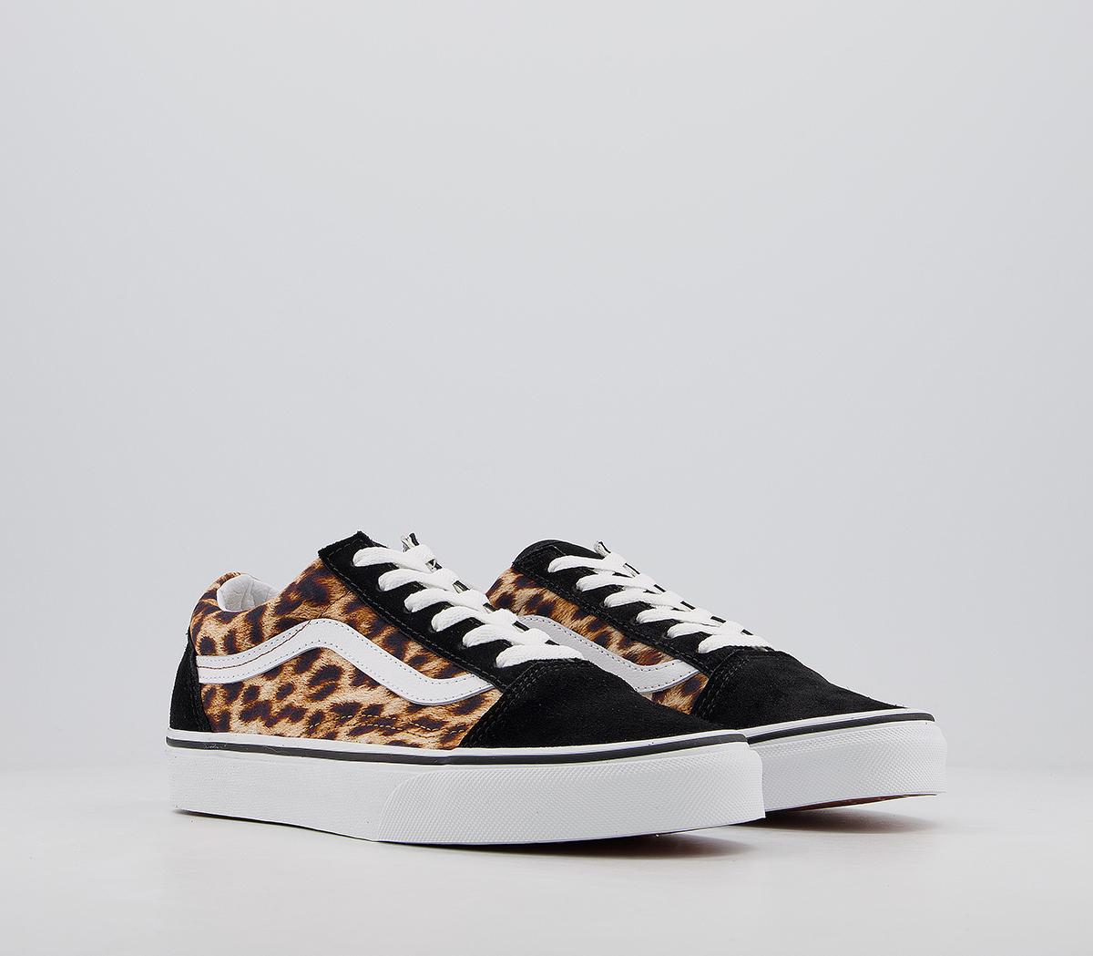 vans old skool leopard
